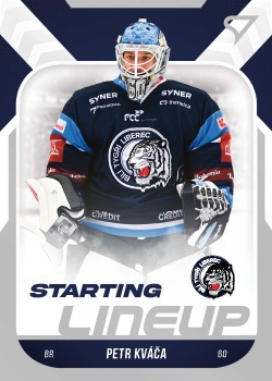 Petr Kvaca Liberec Tipsport ELH 2022/23 SportZoo 2. serie Starting LINEUP #SL-37